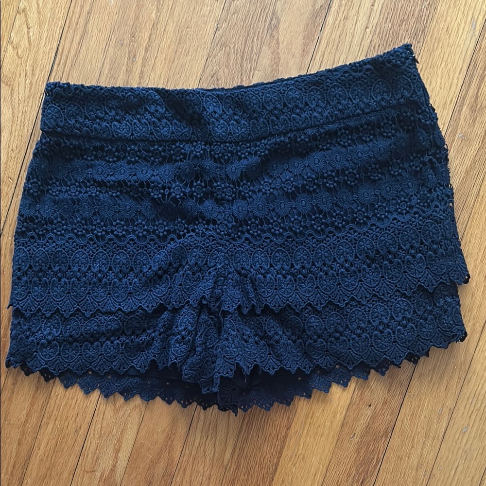 LOFT Navy Lace Rivera Short
